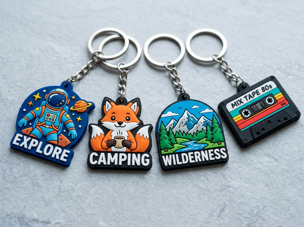 Rubber Keychain 3D Custom